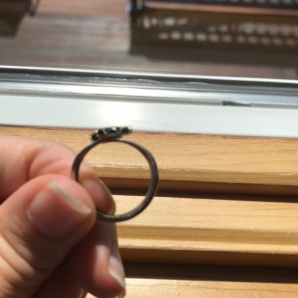 Vintage Green/blue spiral ring - Picture 3 of 5